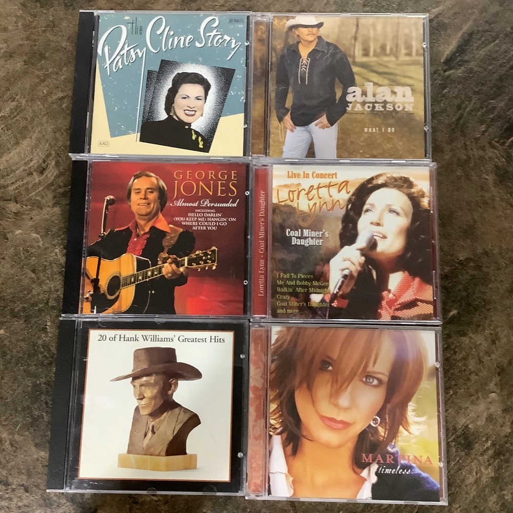 6 Country CDs